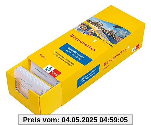 Découvertes 3 Bayern - Vokabel-Lernbox zum Schulbuch: Französisch passend zum Lehrwerk üben