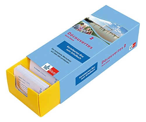 Découvertes Série Bleue 2 - Vokabel-Lernbox zum Schulbuch: Französisch passend zum Lehrwerk üben von Klett Lerntraining