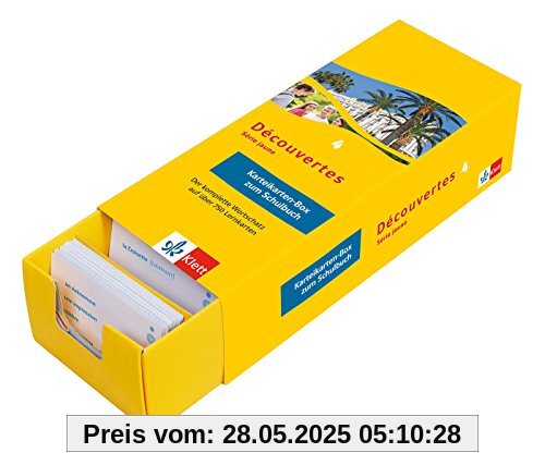 Découvertes Série Jaune 4 - Vokabel-Lernbox zum Schulbuch: Französisch passend zum Lehrwerk üben Découvertes Série Jaune 4 - Vokabel-Lernbox zum Schulbuch: Französisch passend zum Lehrwerk üben