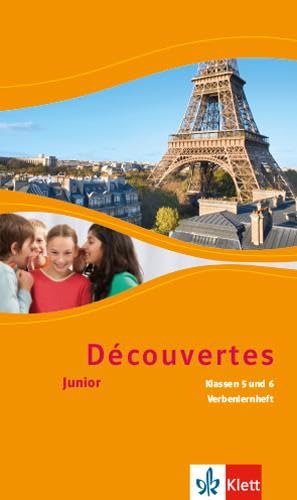 Découvertes. Junior für Klassen 5 und 6: Verbenlernheft (Doppelband) 1./2. Lernjahr (Découvertes. Junior (ab Klasse 5))