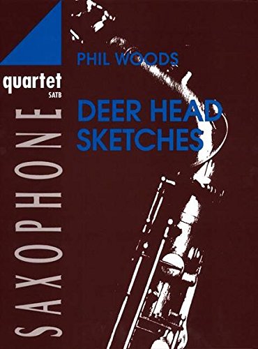 Deer Head Sketches: 4 Saxophone (SATBar). Partitur und Stimmen. von Advance Music