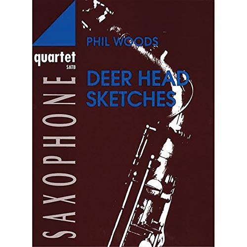 Deer Head Sketches: 4 Saxophone (SATBar). Partitur und Stimmen.