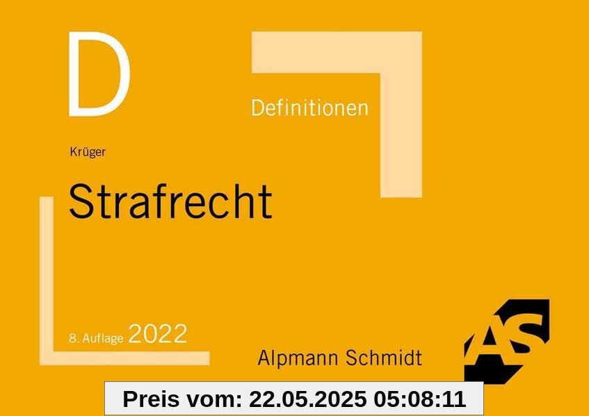 Definitionen Strafrecht