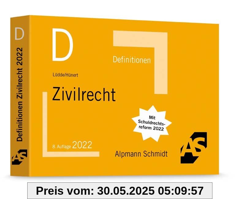Definitionen Zivilrecht