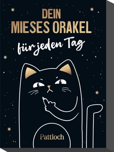 Dein mieses Orakel für jeden Tag: Lustiges Orakelkartenset mit fiesen Sprüchen, die die bittere Wahrheit spiegeln und unbeschönigt das Schicksal prophezeien von Pattloch Geschenkbuch