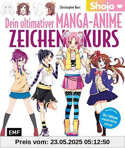 Dein ultimativer Manga-Anime-Zeichenkurs – Shojo – Von den Grundlagen bis zur perfekten Mangafigur: Bestseller Autor: über 7 Millionen verkaufte Bücher weltweit