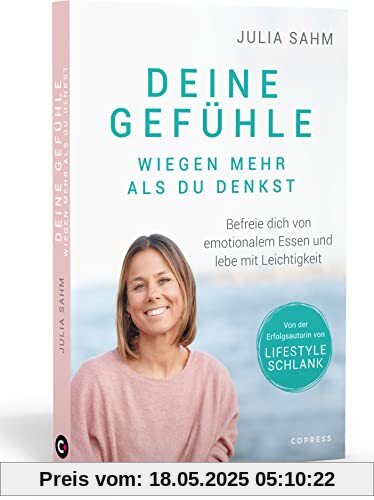 Deine Gefühle wiegen mehr als du denkst. Befreie dich von emotionalem Essen und lebe mit Leichtigkeit. Nachhaltig abnehmen durch Selbstcoaching mit der LIFESTYLE SCHLANK-Gründerin Julia Sahm.