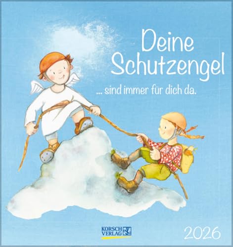 Deine Schutzengel 2026: Aufstellbarer Postkartenkalender mit Schutzengeln und Botschaften. Tisch- und Wandkalender mit abtrennbaren Karten. von Korsch Verlag