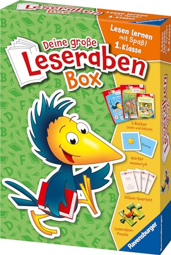 Deine große Leseraben-Box - lesen lernen mit Spaß 1. Klasse - Erstlesebücher, Spiele, Sticker und vieles mehr (Sonderausgaben)