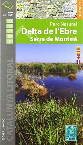 Delta del'Ebre Parc Natural: Serra de Montsià Hiking Map von EDITORIAL ALPINA, SL