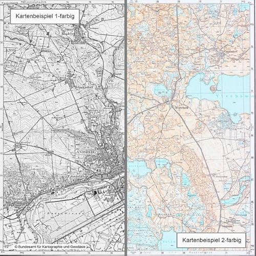 Demmin: Topographische Karte 1:25.000 (Meßtischblatt) (Topographische Karte 1:25000 (TK 25) / Nachdruck aus Kartenbeständen des ehemaligen Reichsamtes für Landesaufnahme) von Bundesamt f. Kartographie u. Geodäsie