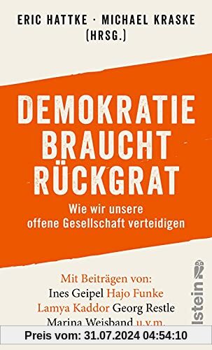 Demokratie braucht Rückgrat: Wie wir unsere offene Gesellschaft verteidigen