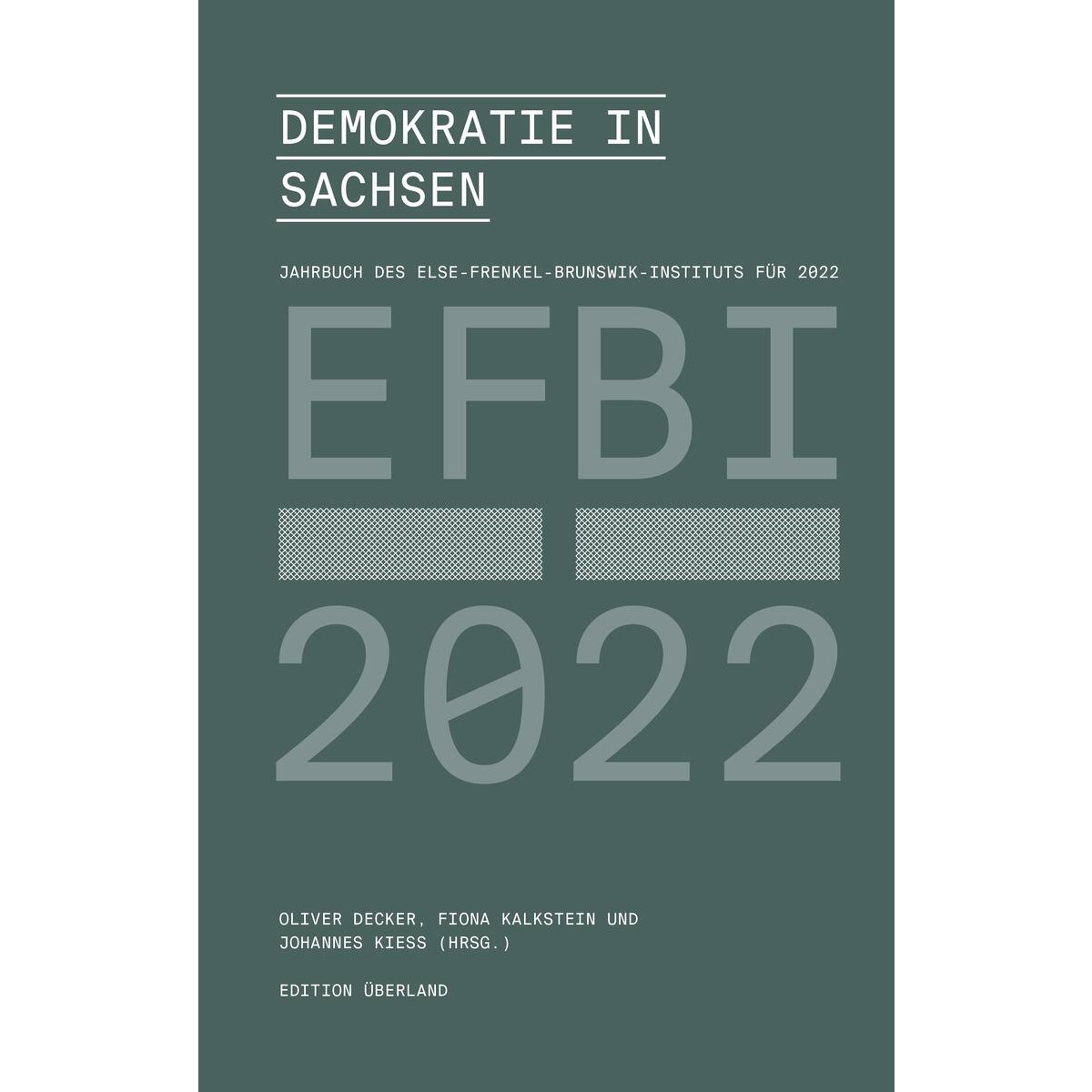 Demokratie in Sachsen von Edition Überland