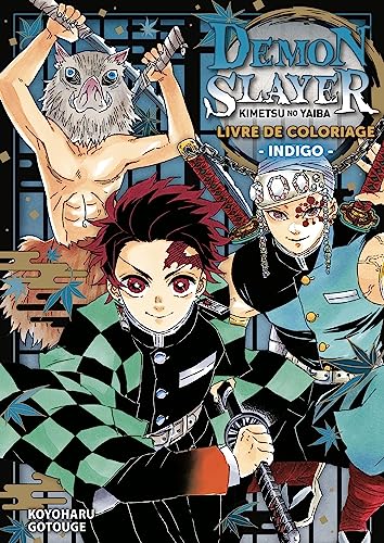 Demon Slayer - Livre de coloriage N°04 : Indigo: Livre de coloriage - Indigo -