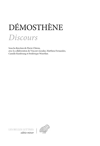 Demosthene, Discours (Editio Minor) von Les Belles Lettres