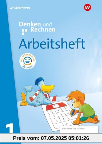 Denken und Rechnen - Allgemeine Ausgabe 2024: Arbeitsheft 1 mit interaktiven Übungen