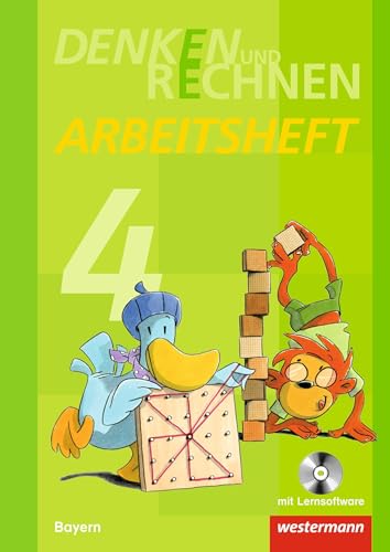 Denken und Rechnen - Ausgabe 2014 für Grundschulen in Bayern: Arbeitsheft 4 mit CD-ROM von Westermann Bildungsmedien Verlag GmbH