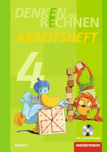 Denken und Rechnen - Ausgabe 2014 für Grundschulen in Bayern: Arbeitsheft 4 mit CD-ROM von Westermann