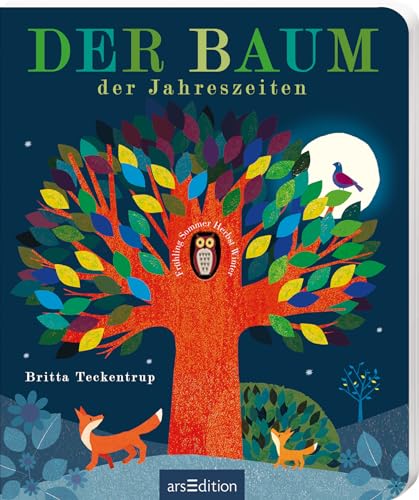 Der Baum der Jahreszeiten: Gereimtes Natur-Bilderbuch, Jahreszeiten, mit Gucklöchern, hochwertig ausgestattet, für Kinder ab 3 Jahren
