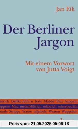 Der Berliner Jargon