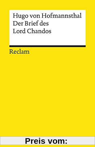Der Brief des Lord Chandos (Reclams Universal-Bibliothek)