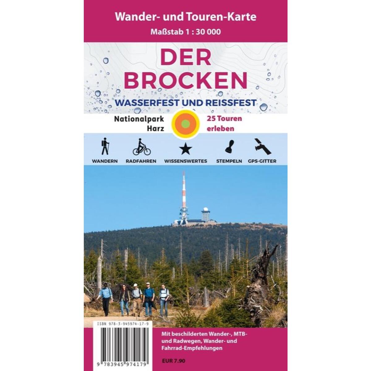 Der Brocken 1:30 000 Der Brocken 1:30 000 von Schmidt-Buch-Verlag