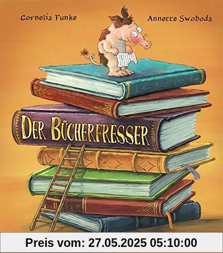 Der Bücherfresser: Bilderbuch ab 4 Jahre