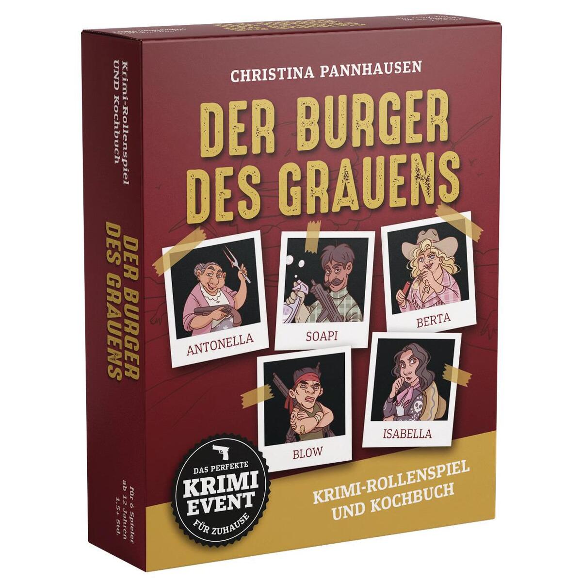 Der Burger des Grauens. Krimidinner-Rollenspiel und Kochbuch. Für 6 Spieler ab 1... Der Burger des Grauens. Krimidinner-Rollenspiel und Kochbuch. Für 6 Spieler ab 1... von Bassermann, Edition