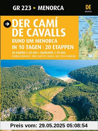 Der Camí de Cavalls: Menorca (Guia & Mapa)