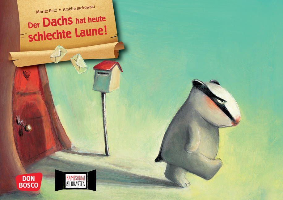 Der Dachs hat heute schlechte Laune. Kamishibai Bildkartenset Der Dachs hat heute schlechte Laune. Kamishibai Bildkartenset von Don Bosco Medien