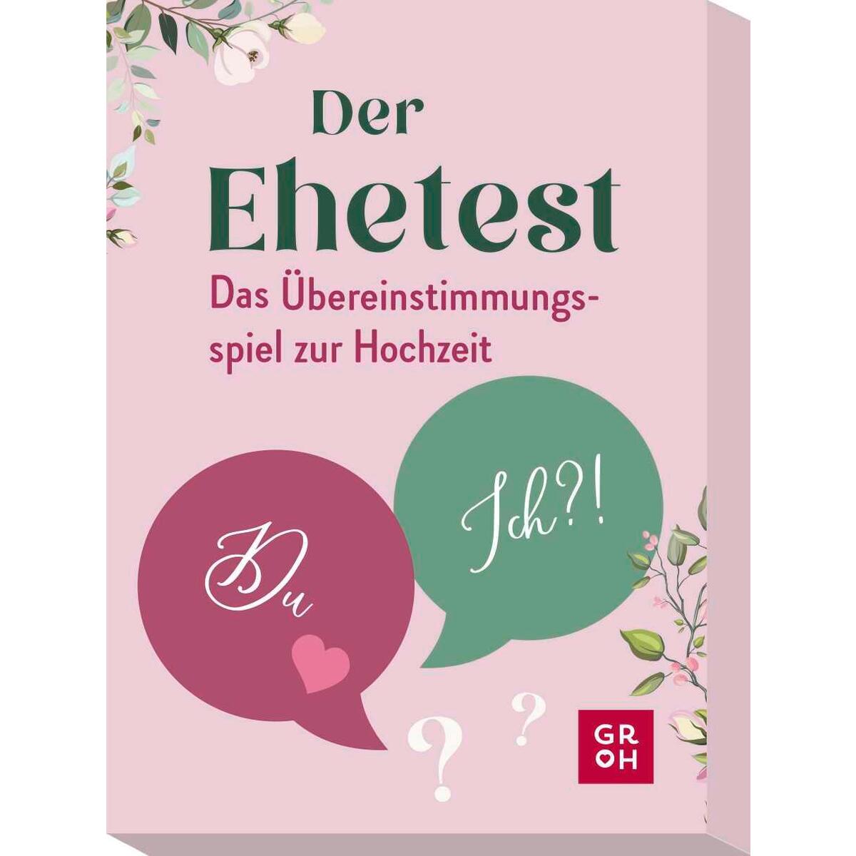 Der Ehetest Der Ehetest von Groh Verlag