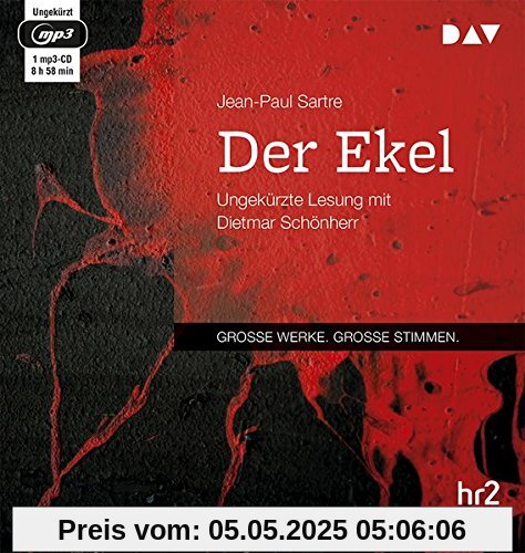 Der Ekel: Ungekürzte Lesung mit Dietmar Schönherr (1 mp3-CD)