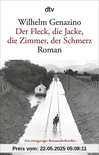Der Fleck, die Jacke, die Zimmer, der Schmerz: »Genazino zauberte mit der Sprache.« Roman Bucheli, NZZ Der Fleck, die Jacke, die Zimmer, der Schmerz: »Genazino zauberte mit der Sprache.« Roman Bucheli, NZZ