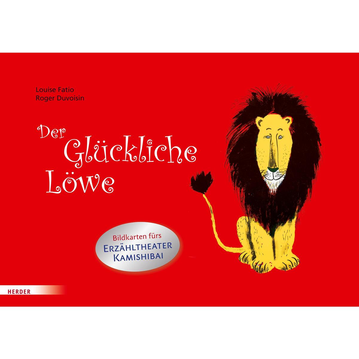Der Glückliche Löwe. Bildkarten fürs Erzähltheater Kamishibai von Herder Verlag GmbH