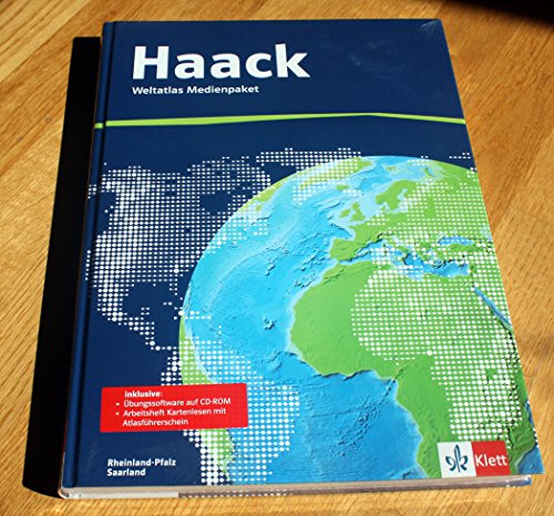 Der Haack Weltatlas. Ausgabe Rheinland-Pfalz, Saarland Sekundarstufe I und II: Medienpaket aus Weltatlas, Übungssoftware und Arbeitsheft Kartenlesen ... Kartenlesen mit Atlasführerschein) von Klett