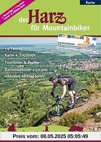 Der Harz für Mountainbiker: Offizieller Mountainbikeführer der Volksbank-Arena-Harz
