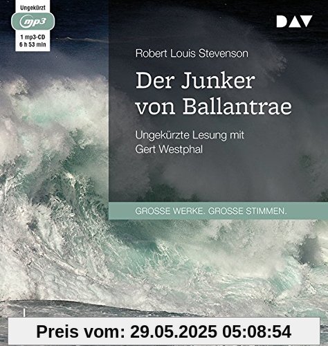 Der Junker von Ballantrae: Ungekürzte Lesung mit Gert Westphal (1 mp3-CD)