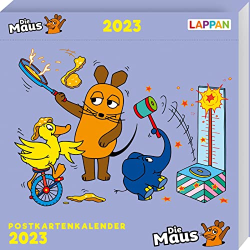Der Kalender mit der Maus – Postkartenkalender 2023 von Lappan Verlag