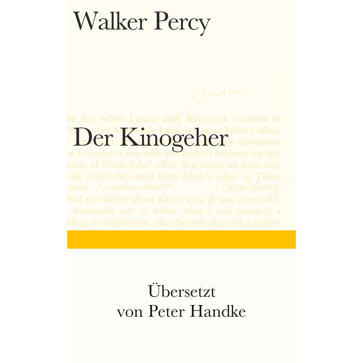 Der Kinogeher Der Kinogeher von Suhrkamp Verlag