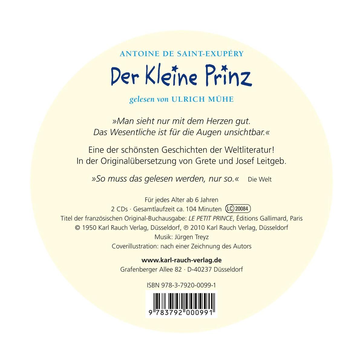 Der Kleine Prinz von Rauch, Karl Verlag