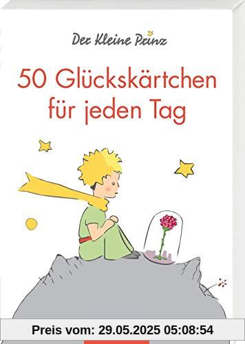 Der Kleine Prinz. 50 Glückskärtchen für jeden Tag