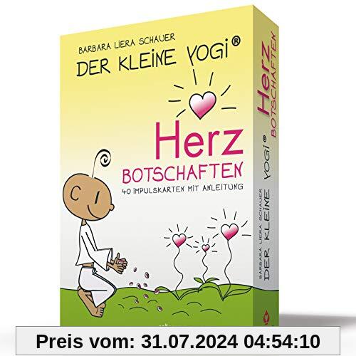 Der Kleine Yogi Herzbotschaften: 40 Impulskarten mit Anleitung