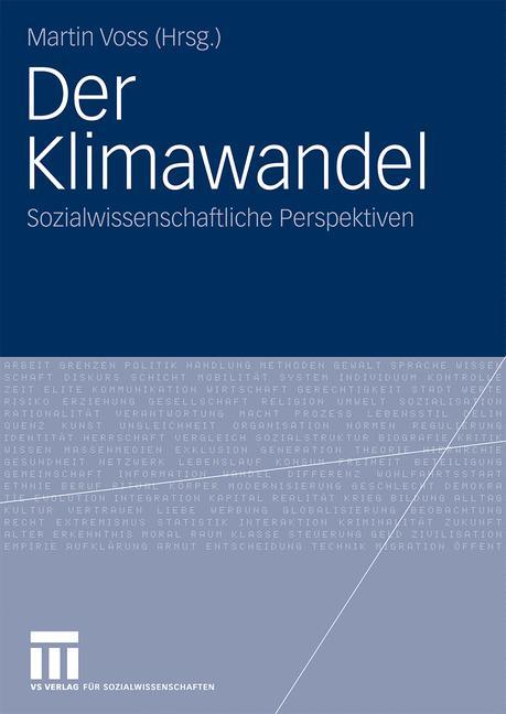 Der Klimawandel von VS Verlag für Sozialwissenschaften