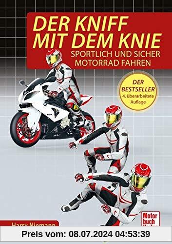 Der Kniff mit dem Knie: Sportlich und sicher Motorrad fahren