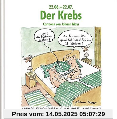 Der Krebs: Cartoon-Geschenkbuch