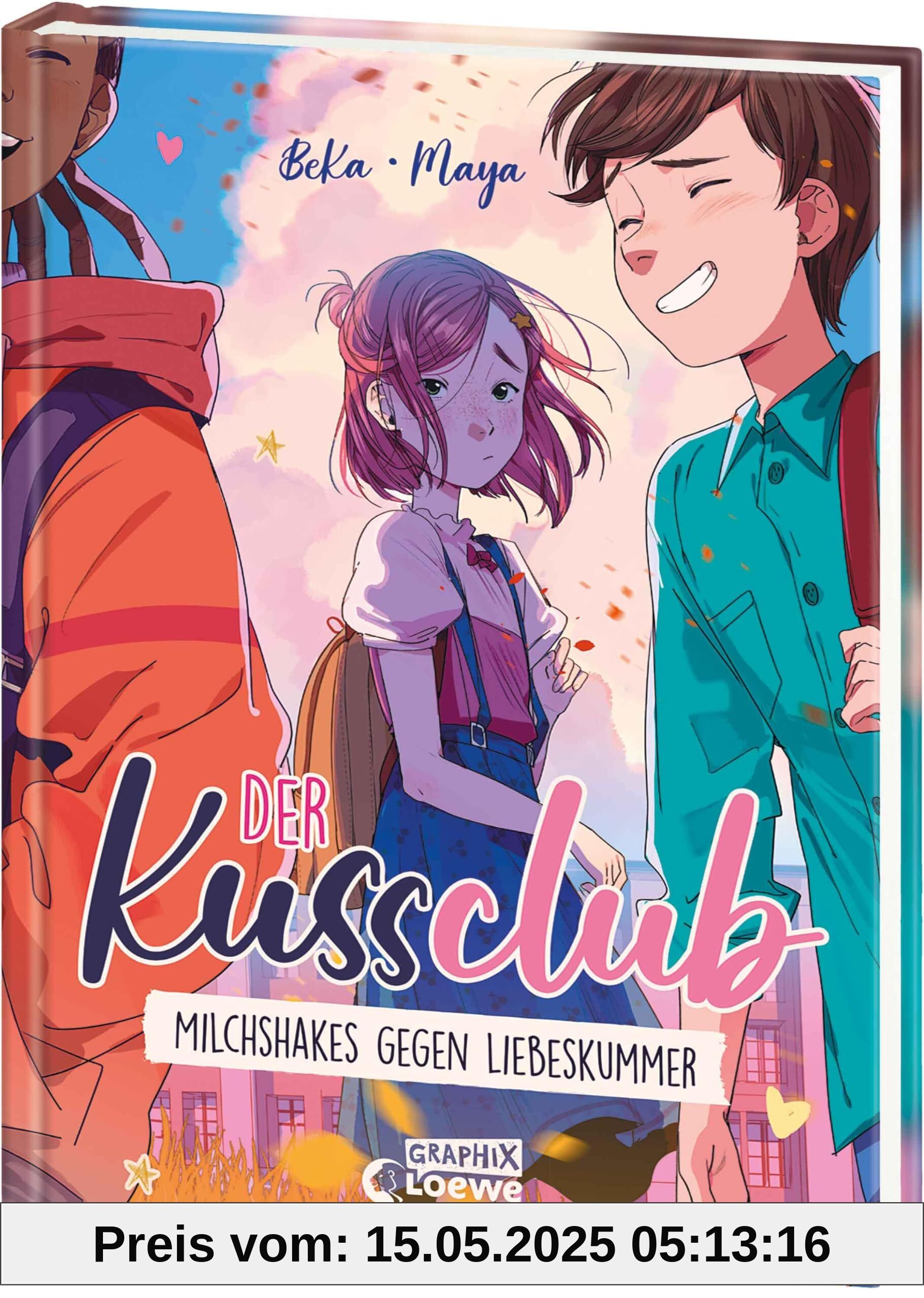 Der Kuss Club (Band 2) - Milchshakes gegen Liebeskummer: Freundschaft ist stärker als Liebeskummer - Perfektes Comic-Buch für Pre-Teens