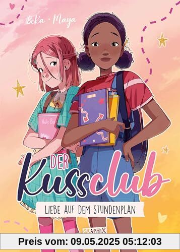 Der Kussclub (Band 1) - Liebe auf dem Stundenplan: Auf der Suche nach dem Geheimnis der Liebe - Perfektes Comic-Buch für Pre-Teens