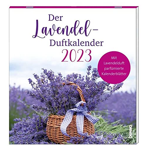 Der Lavendel-Duftkalender 2023 von St. Benno Verlag GmbH