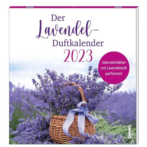 Der Lavendel-Duftkalender 2024 von St. Benno Verlag GmbH