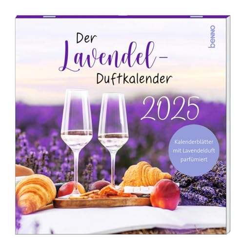 Der Lavendel-Duftkalender 2025: Mit Lavendelduft parfümiert von St. Benno